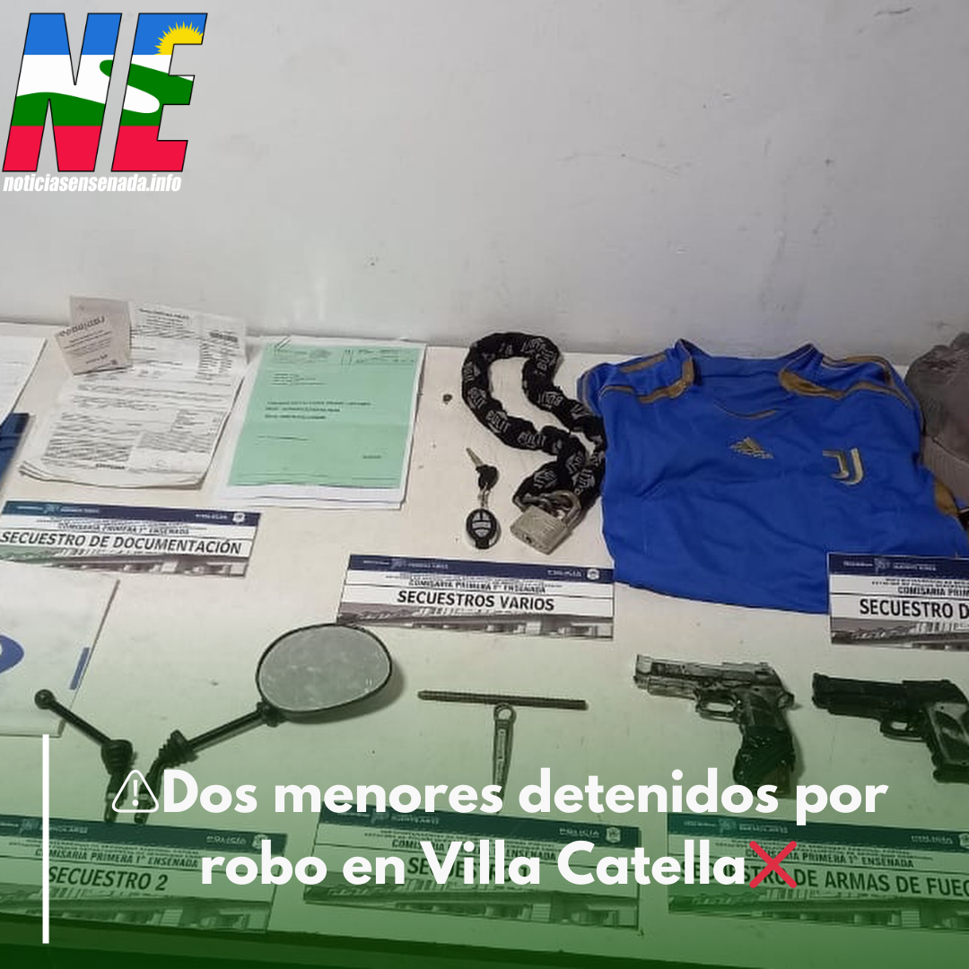 Dos menores detenidos por robo en Villa Catella